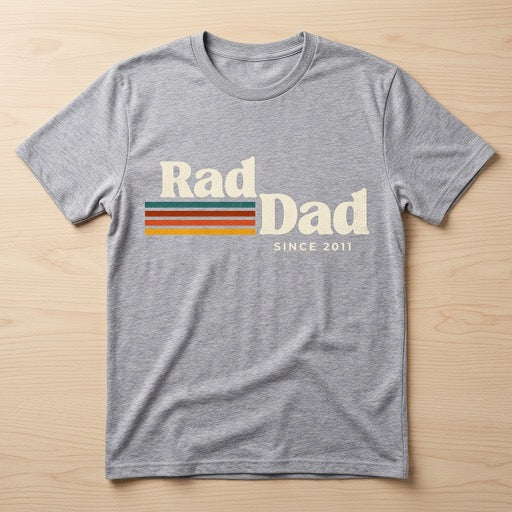 Retro Rad Dad T-Shirt